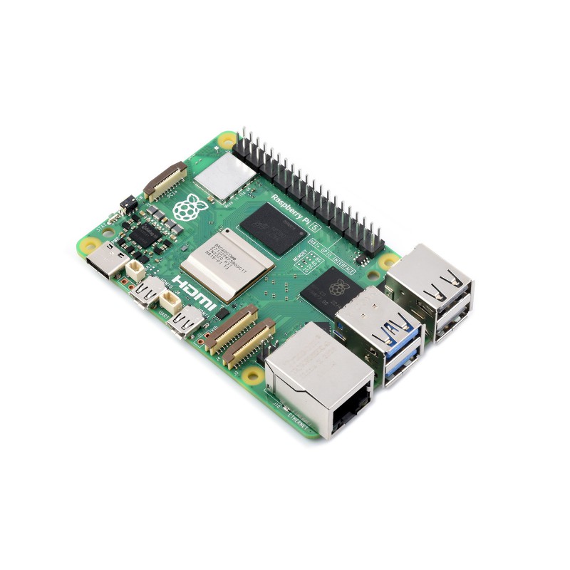Raspberry Pi 5 8Gb - Waveshare Raspberry Pi 5, โปรเซสเซอร์ BCM2712,