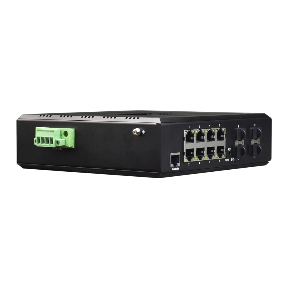Sfp+ 10G Managed Switch 8 Port - L3 จัดการสวิตช์อุตสาหกรรม Gigabit Ethernet 8 พอร์ตพร้อม