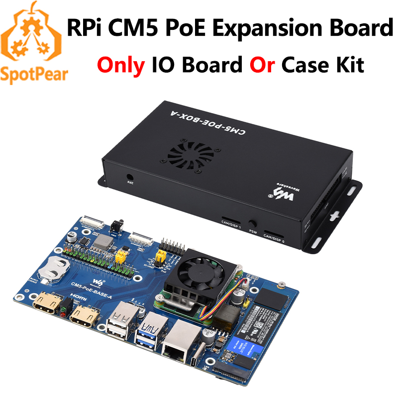 Deskpi Super6C - โมดูลคอมพิวเตอร์ Raspberry Pi 5 บอร์ด PoE