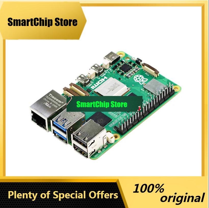Raspberry Pi 5 8Gb - SmCpOfficial Raspberry Pi 5 คอมพิวเตอร์บอร์ดเดี่ยว 2GB