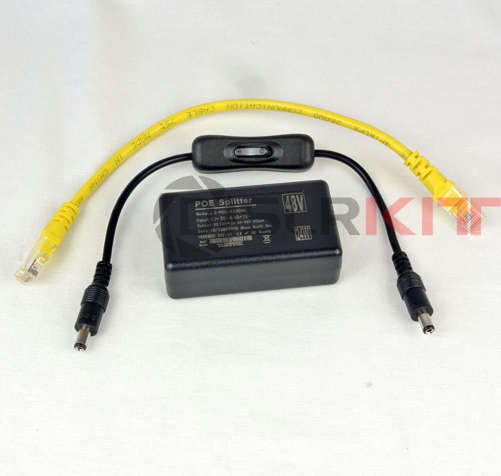 Active Poe Splitter Gigabit 12V 2A - DSLRKIT Gigabit 12V2A Active PoE SplitterสำหรับCompute