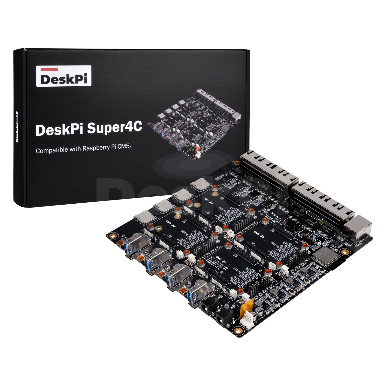Deskpi Super6C - บอร์ด DeskPi Super4C Raspberry Pi CM5