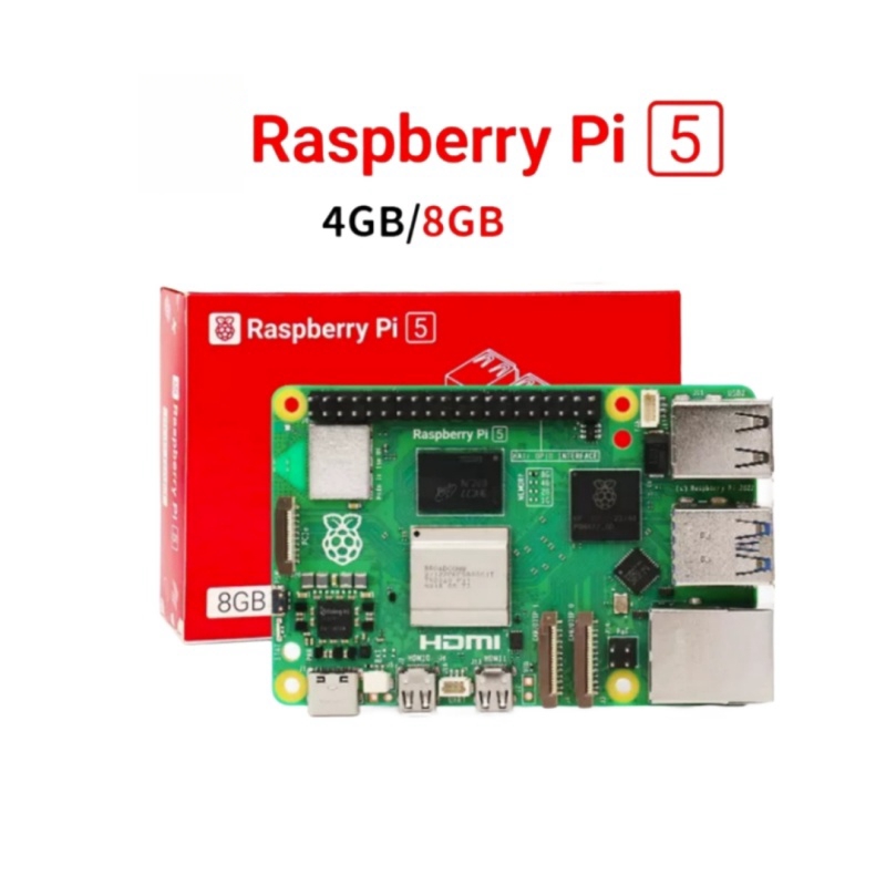 Raspberry Pi 5 8Gb - บอร์ดพัฒนา Raspberry Pi 5B 4G/8GB รุ่นใหม่