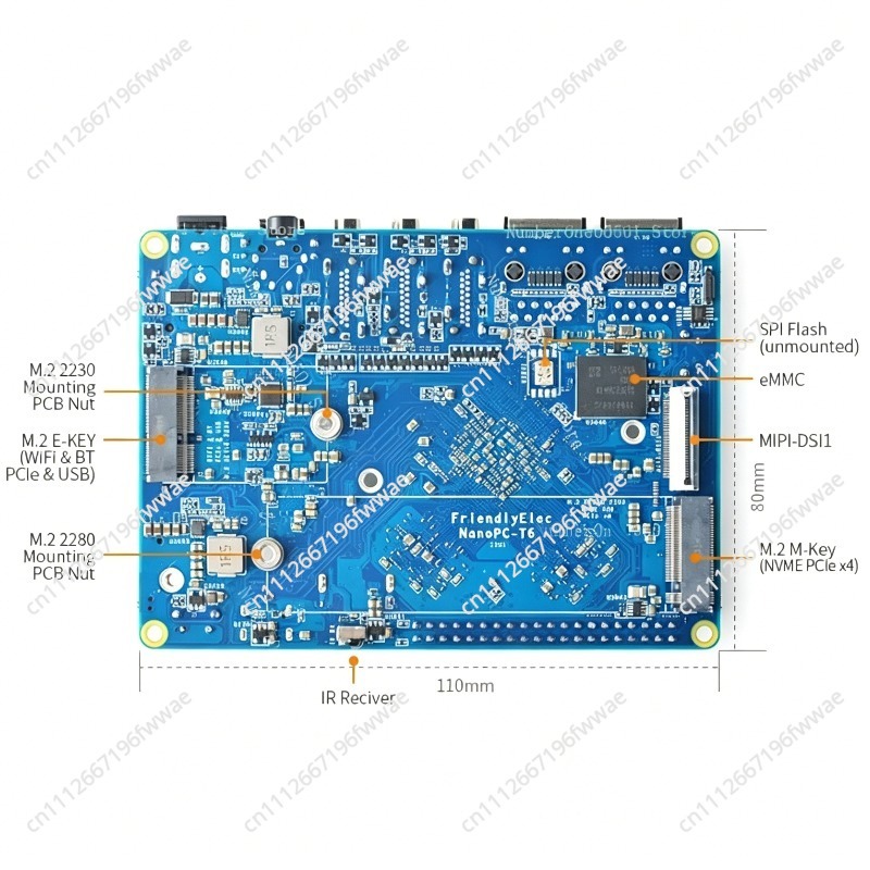 สำหรับบอร์ดพัฒนา NanoPC T6 RK3 - Nanopc T6 16Gb บทวิจารณ์และราคา