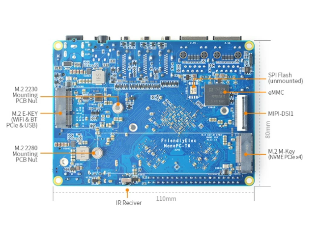 บอร์ดพัฒนา NanoPC T6 RK3588 แร - Nanopc T6 16Gb บทวิจารณ์และราคา
