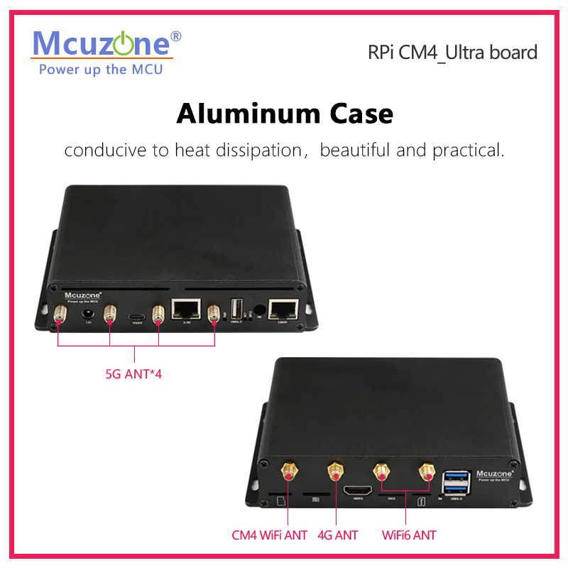 บอร์ด Raspberry Pi CM4_Ultra 4 - Deskpi Super6C บทวิจารณ์และราคา