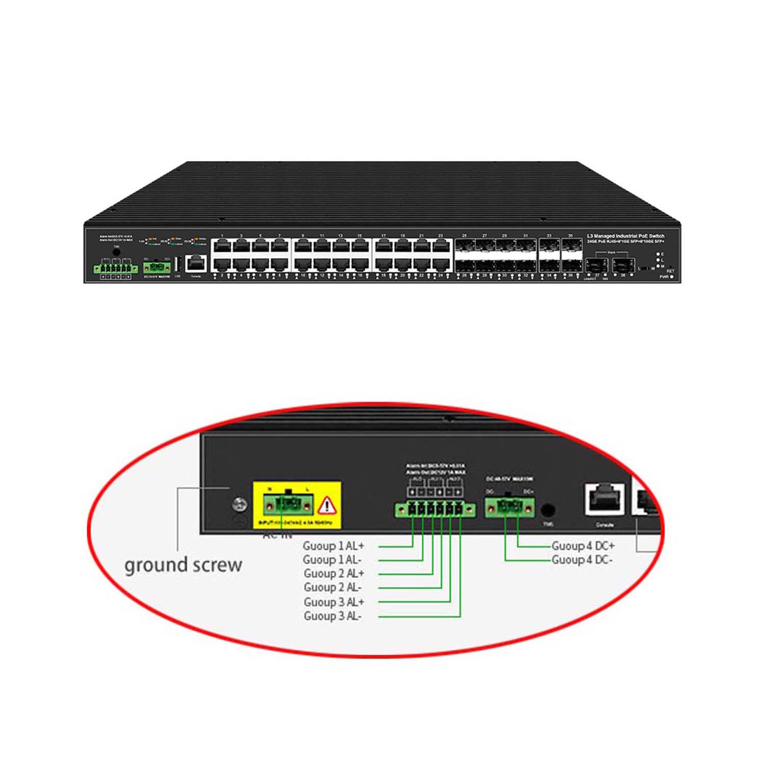 สวิตช์อุตสาหกรรม L3 แบบจัดการไ - Sfp+ 10G Managed Switch 8 Port บทวิจารณ์และราคา