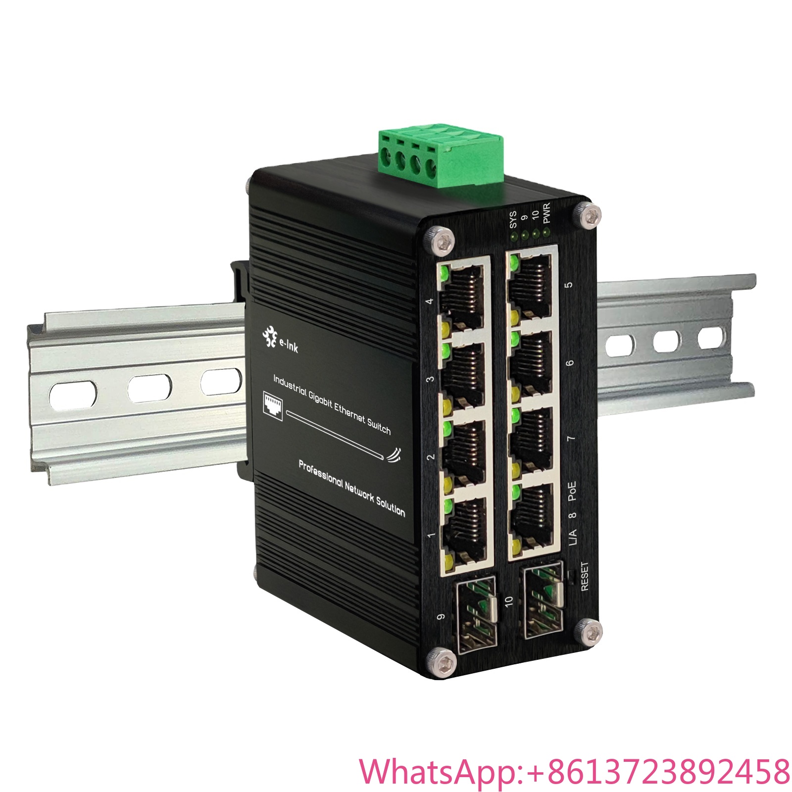 สวิตช์ PoE แบบจัดการ 8 พอร์ต 1 - Managed Gigabit Poe Switch 8 Port 802.3At บทวิจารณ์และราคา