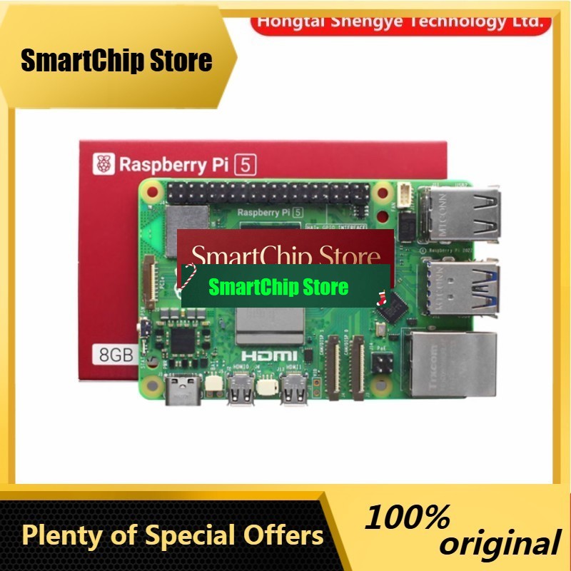บอร์ดพัฒนา Raspberry Pi 5 รุ่น - Raspberry Pi 5 8Gb บทวิจารณ์และราคา
