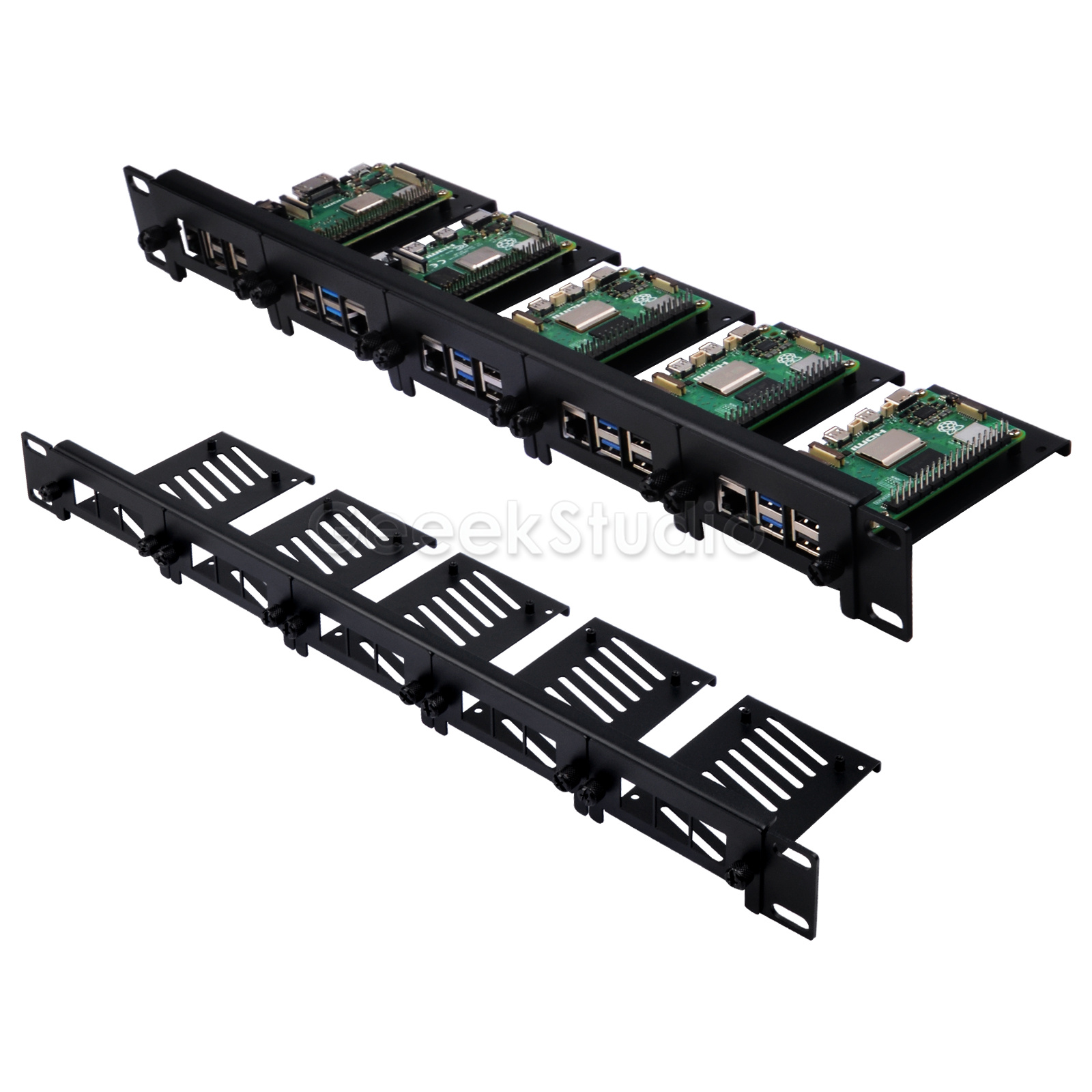 1U Rack Mount สําหรับ Raspberr - Deskpi Super6C บทวิจารณ์และราคา