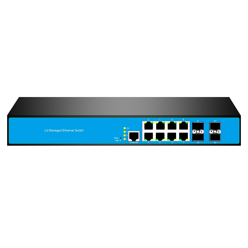 สวิตช์เครือข่ายแบบจัดการ L3 12 - Sfp+ 10G Managed Switch 8 Port บทวิจารณ์และราคา