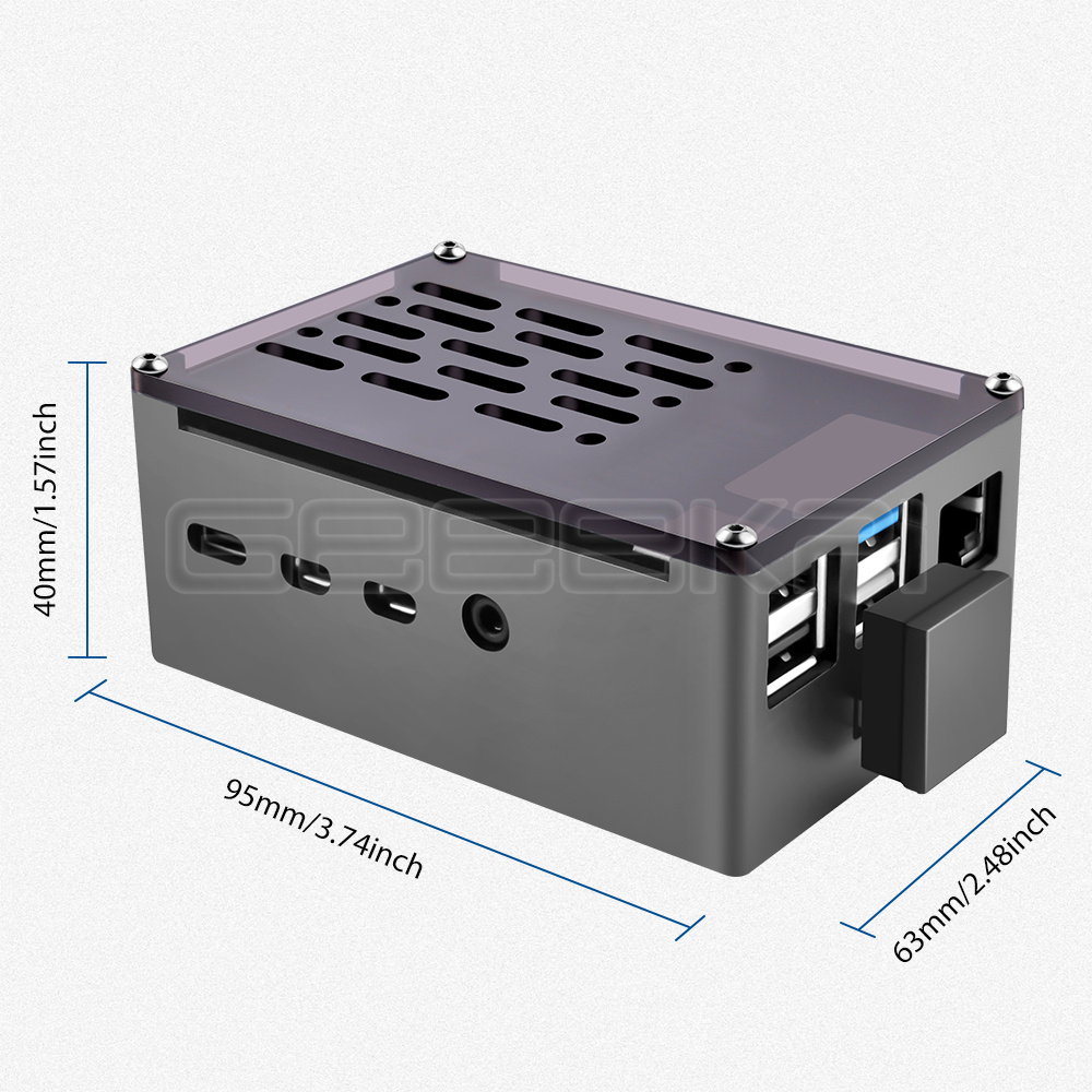 GeeekPi อลูมิเนียมอิฐสีดำเปลือ - Turing Pi 2 บทวิจารณ์และราคา