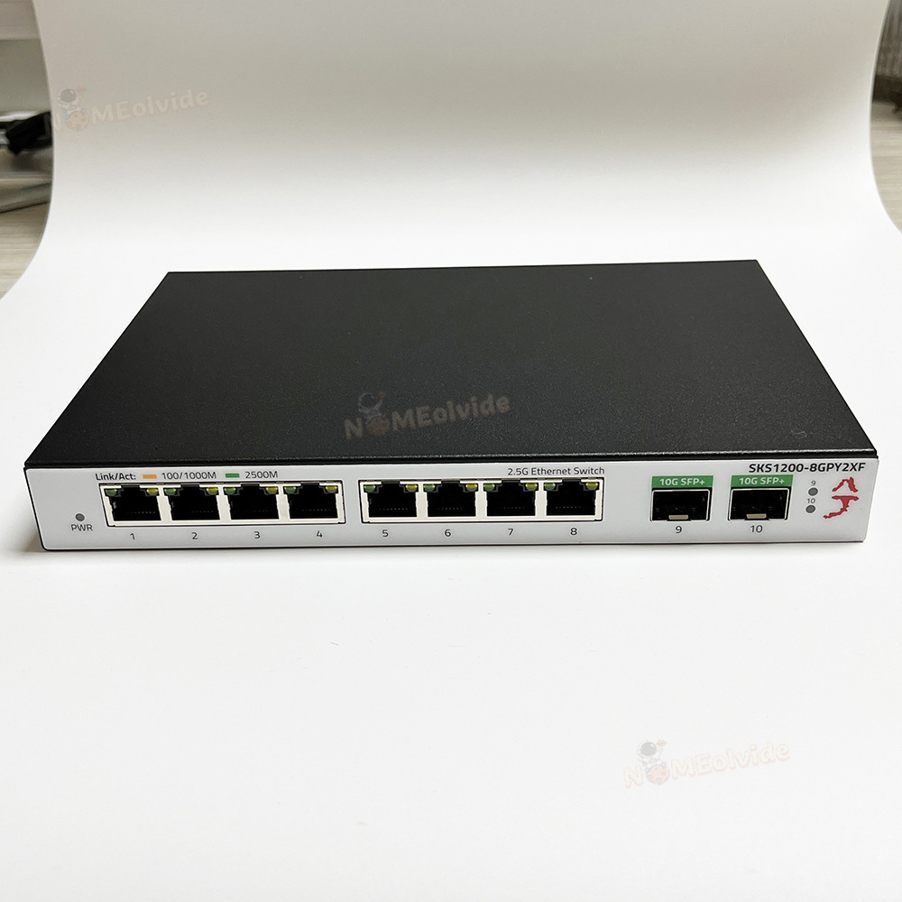 สวิตช์ Xikestor SKS1200 แบบง่า - Sfp+ 10G Managed Switch 8 Port บทวิจารณ์และราคา