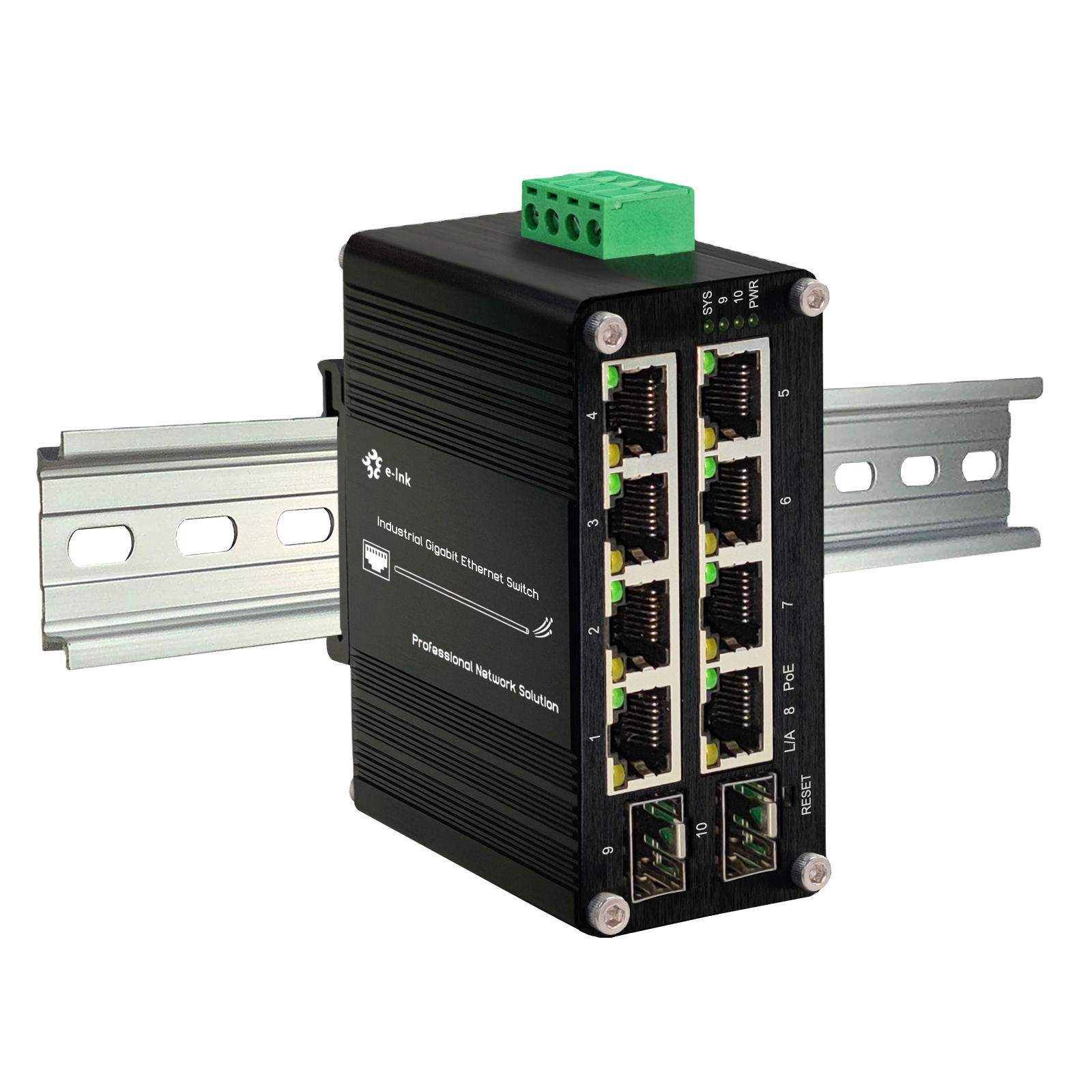 สวิตช์ PoE แบบจัดการได้ 8 พอร์ - Managed Gigabit Poe Switch 8 Port 802.3At บทวิจารณ์และราคา